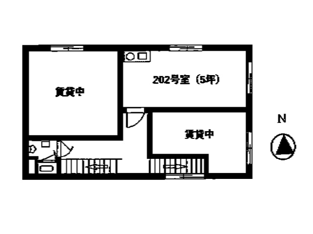第二中鉄ビル2F5T間取り図.jpg