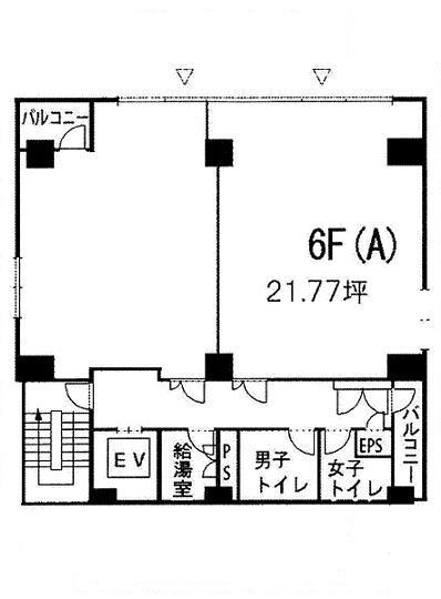 第2AK（芝浦）6FA号室間取り図.jpg