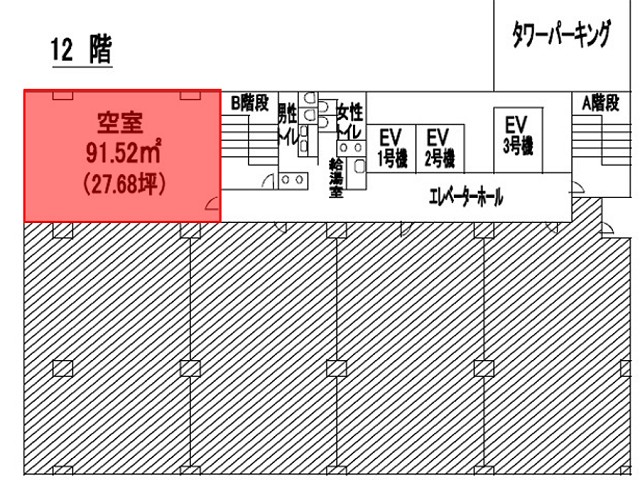 福岡フジランドビル12階27.68間取り図.jpg