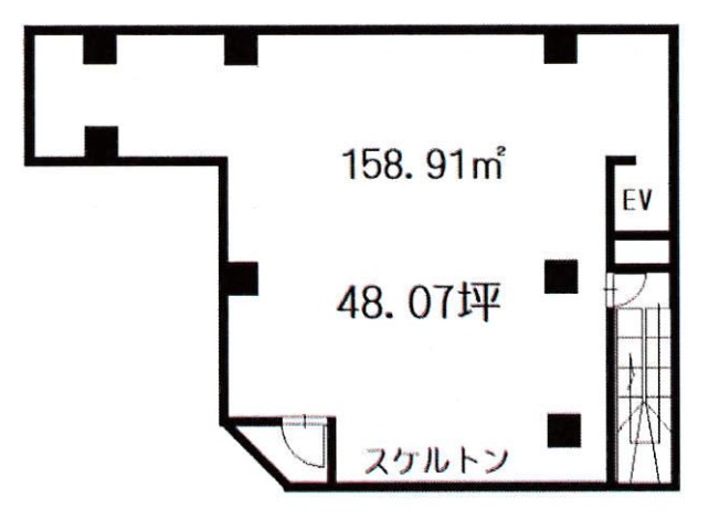東京都 3階 41.19坪の間取り図