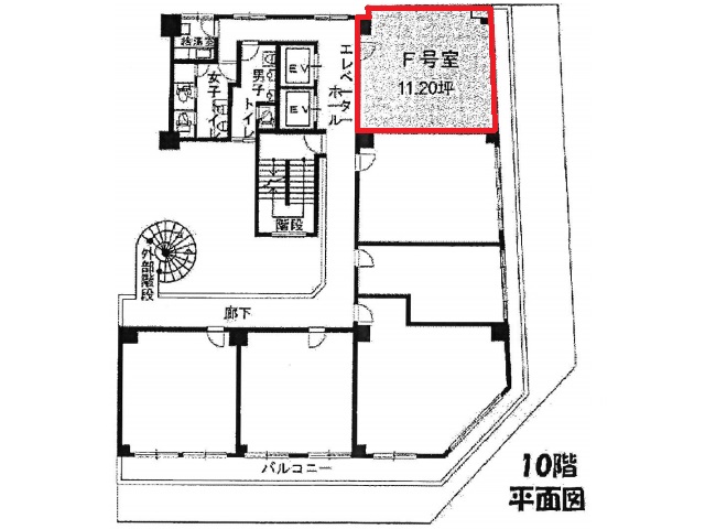 NLC新大阪パワービル　10階F号室　11.2坪　間取り図.jpg