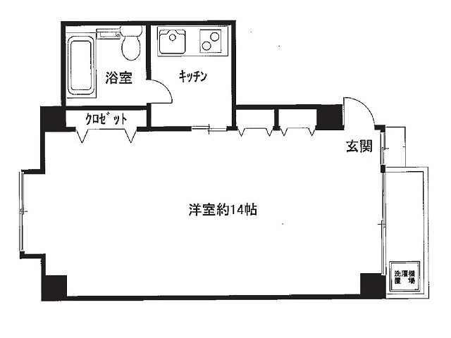 清川（赤坂）1号室間取り図.jpg