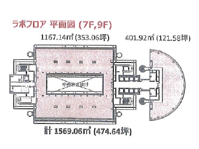 アジア・ワン・センター　ラボフロア　7F.9F　間取り図.jpg
