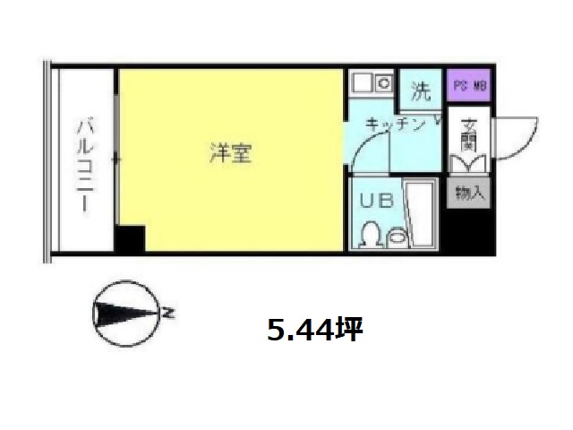 ヒルトップ横浜803号室5.44T間取り図.jpg