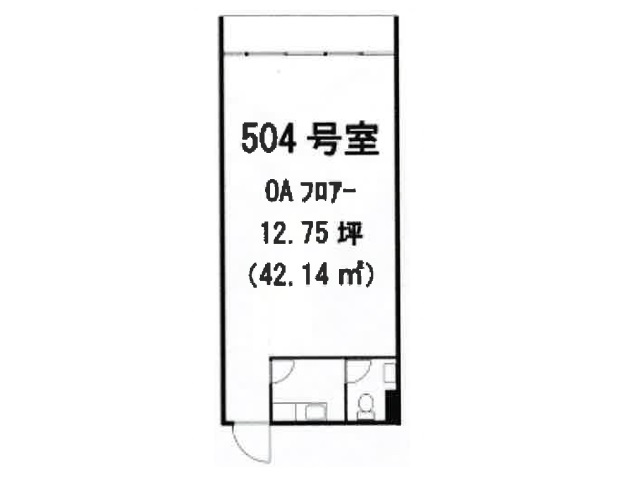 東京セントラル表参道5F504号室12.75T間取り図.jpg