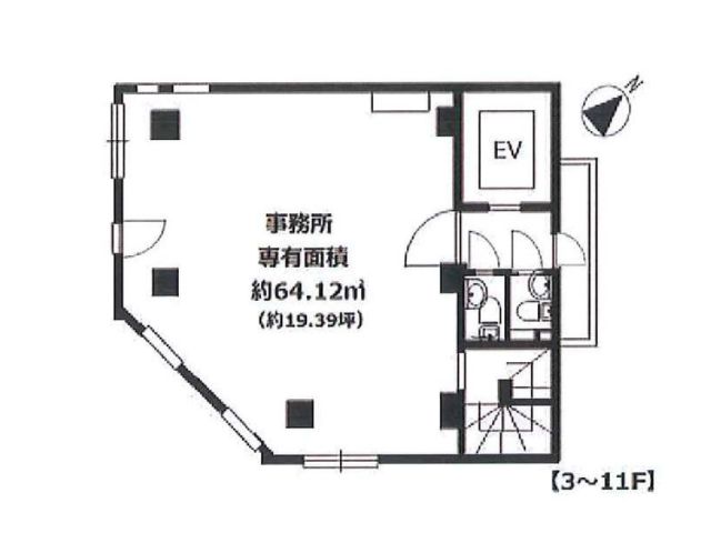 AOIHOUSE SHINJUKU基準階間取り図.jpg