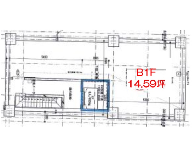 （仮称）築地2丁目新築B1F間取り図.jpg