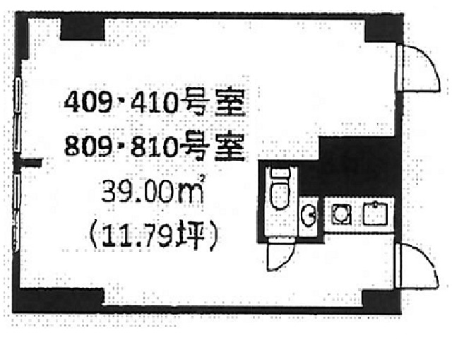 ワコーレ新宿第1 409・410・809・810号室間取り図.jpg