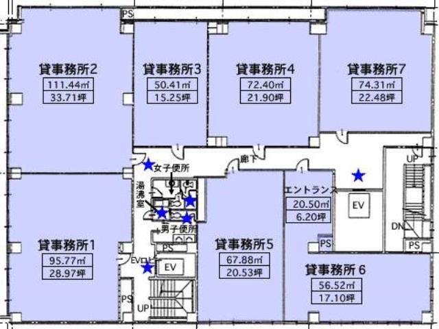 第7ウエノヤビル基準階間取り図.jpg