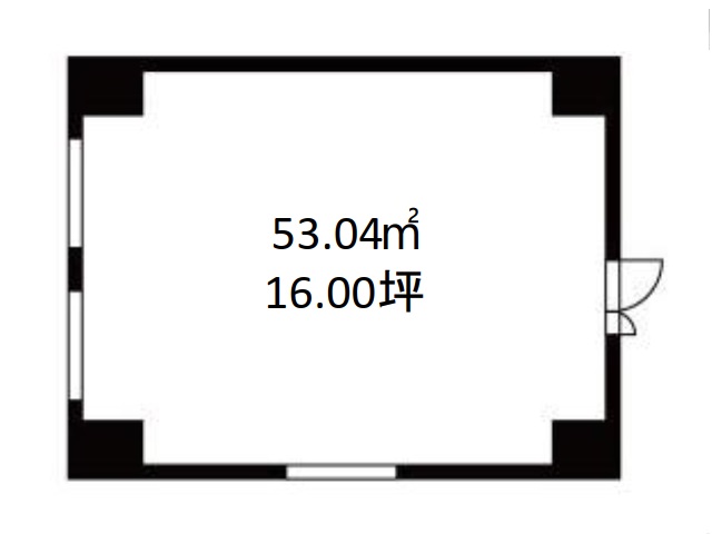 愛知県 2階 16坪の間取り図