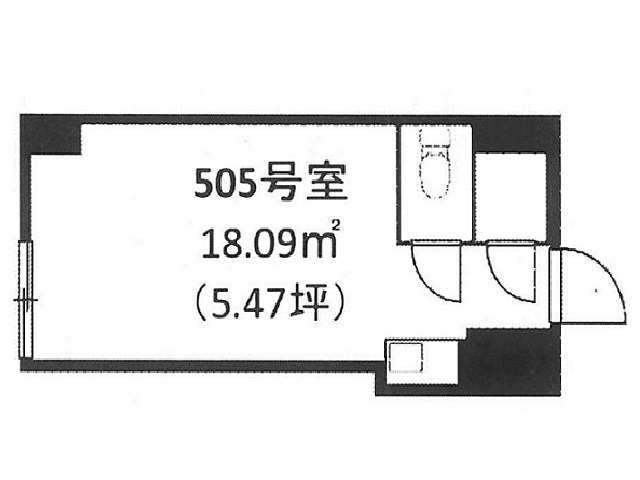 ワコーレ新宿第一505号室間取り図.jpg