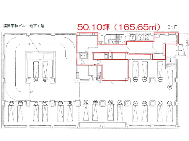 福岡平和ビル地下1F50.1間取り図.jpg