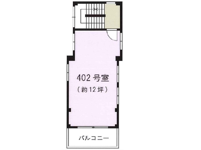 オクダビル　402号室　間取り図.jpg
