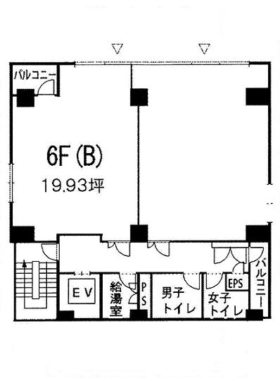 第2AK（芝浦）6FB号室間取り図.jpg