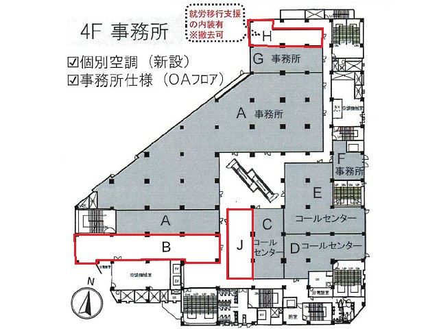 福岡県 4階 31.09坪の間取り図