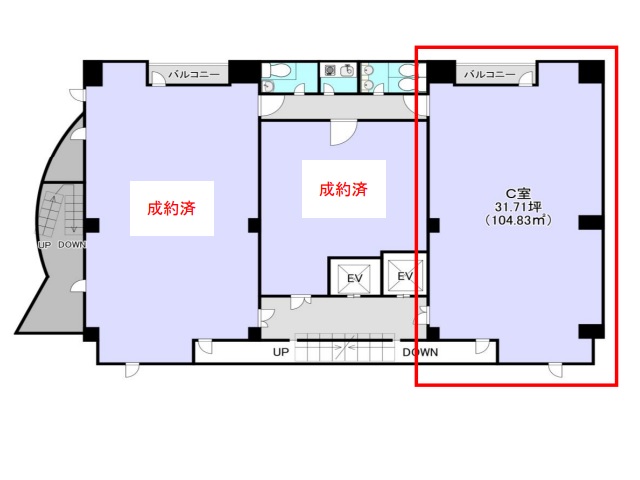 フクダ不動産ＮＡＭＢＡビル5C31.71坪間取り図.jpg