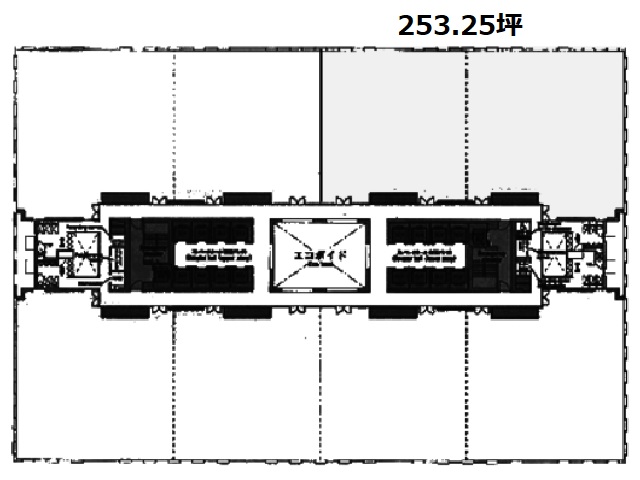 神奈川県 10階 253.25坪の間取り図