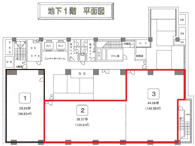 サンライトビル地下1階80.85坪間取り図.jpg