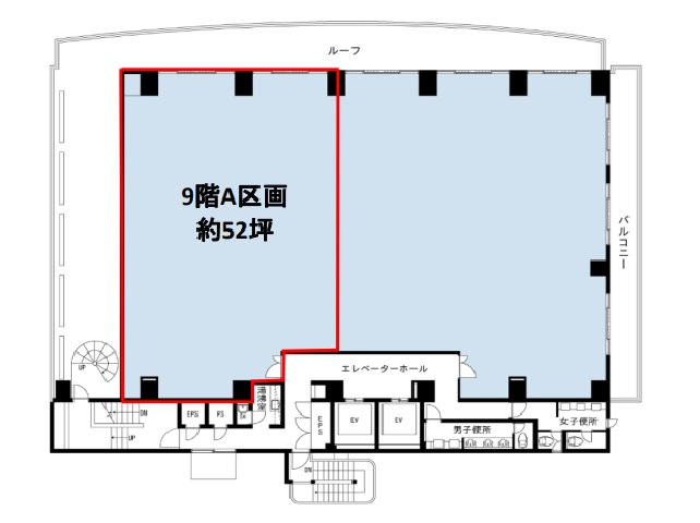 KDX横浜西口9FA区画52.00T間取り図.jpg