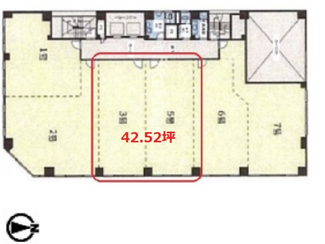 本町明大ビル3F42.52坪間取り図.jpg