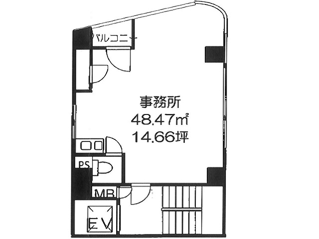 第7アカギ(新川)14.66F基準階間取り図.jpg