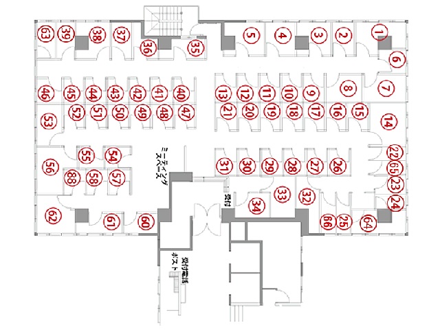 イーオフィスAKIBA2番館（第3東ビル）基準階間取り図.jpg