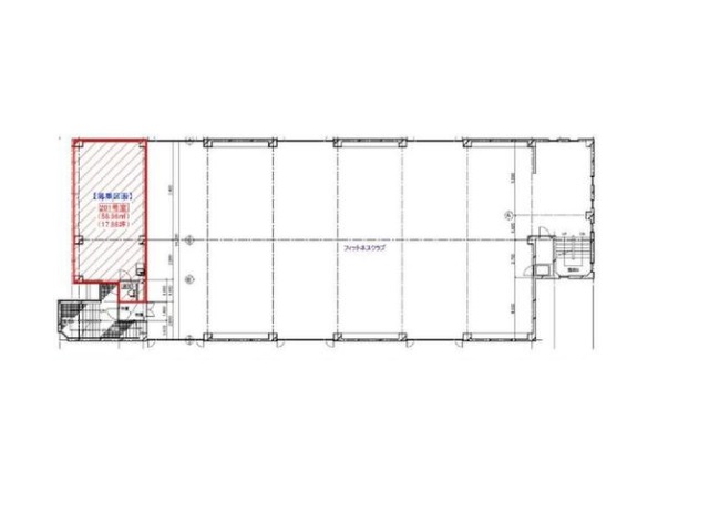 堀江（府中）2F201区画17.86T間取り図.jpg