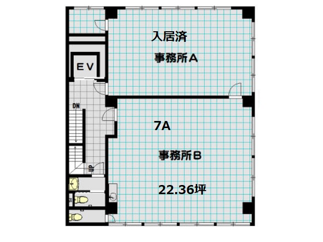 千代田第1ビル7F7A22.36T間取り図.jpg