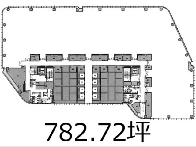 東京都 10階 726.52坪の間取り図