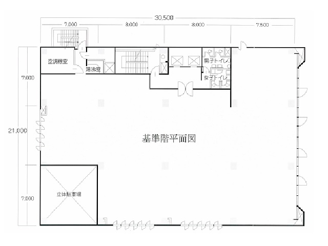 市ヶ谷（九段北4-2-6）基準階間取り図.jpg