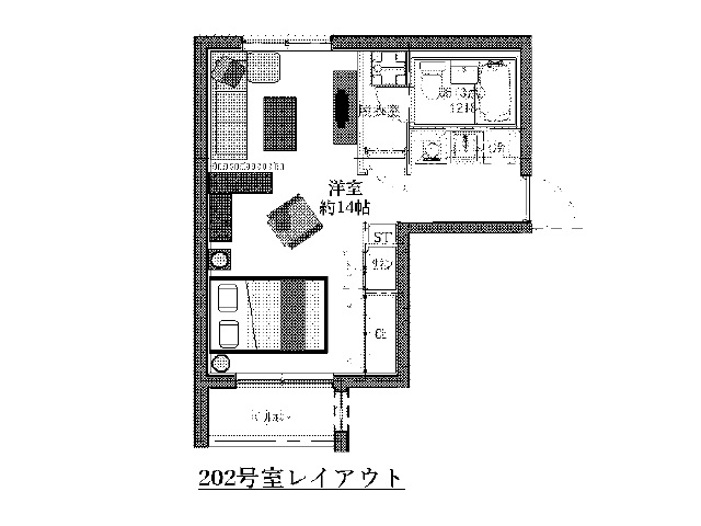 プラティーク門前仲町202号室間取り図.jpg