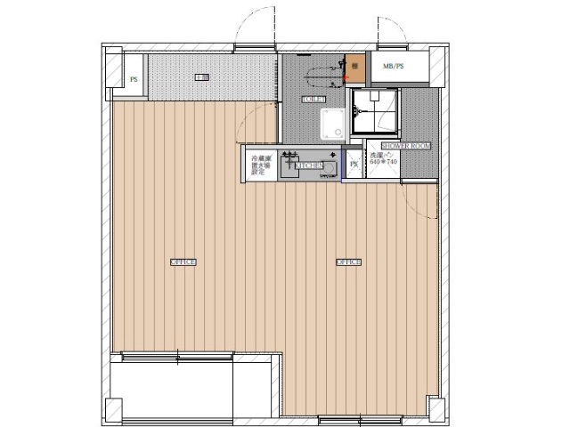 デュオ西新宿9F906号12.87T間取り図.jpg