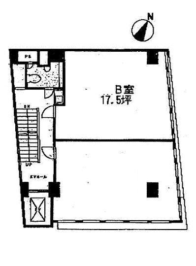 三福（銀座）B号室17.5T間取り図.jpg