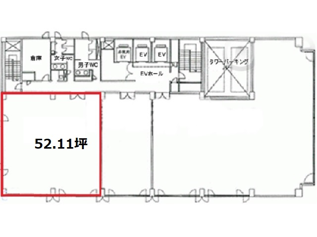 KDX新大阪ビル３F52.11坪間取り図.jpg