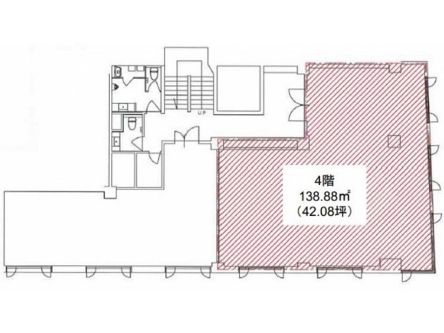 GINZA　GS　BLD.2 4F間取り図42.08T.jpg