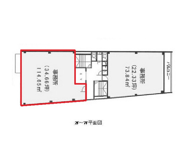 大阪松田ビル　34坪　間取り図.jpg