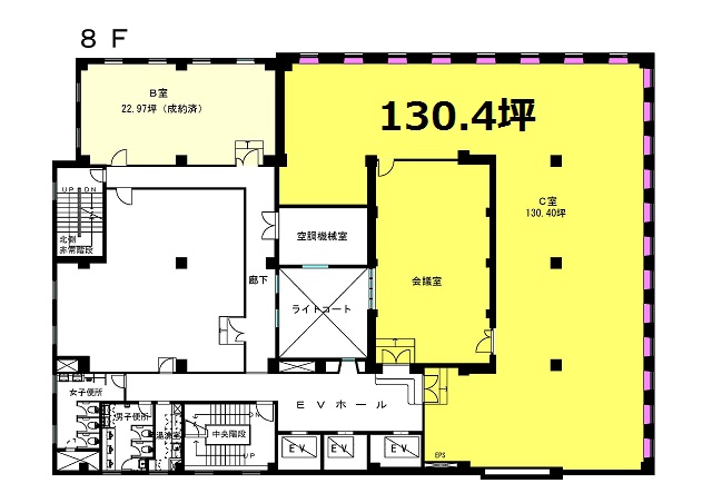 近三ビルディング8階130.4坪間取り図.jpg