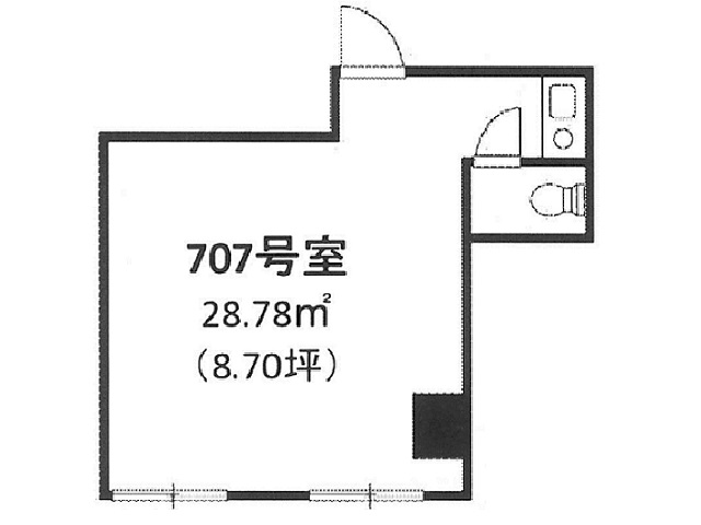 ワコーレ新宿第一707号室間取り図.jpg