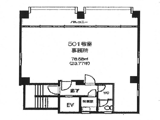 YKB東501号室23.77T間取り図.jpg