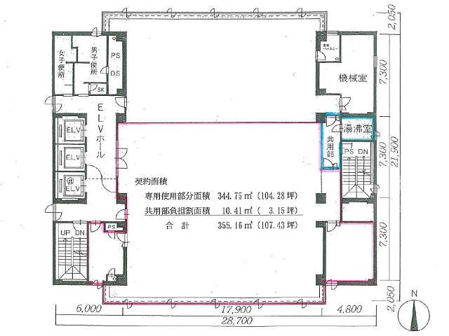 大手門パイン4F107間取り図.jpg