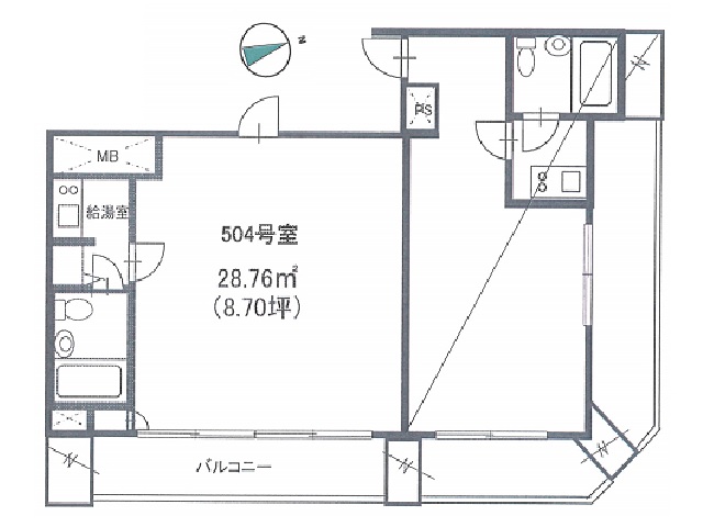 新宿ダイカンプラザシティ2 504号室間取り図.jpg
