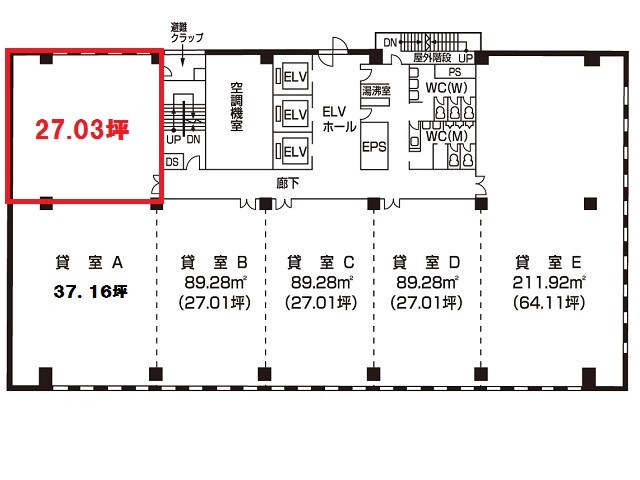 福岡祇園第一生命ビル6F27.03間取り図.jpg