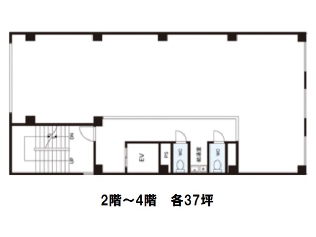 博多イーストビル2F～4F基準階間取り図.jpg