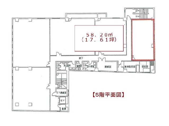 奈良三和東洋ビル　5階　17.61坪　間取り図.jpg