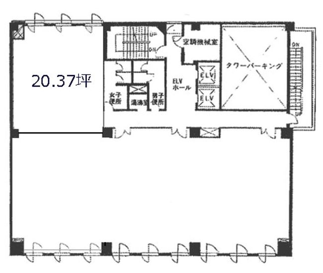 ステートビル横浜7F20.37T間取り図.jpg