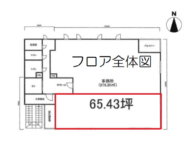 堺東北條第2ビル　４B　26.21坪　間取り図.jpg