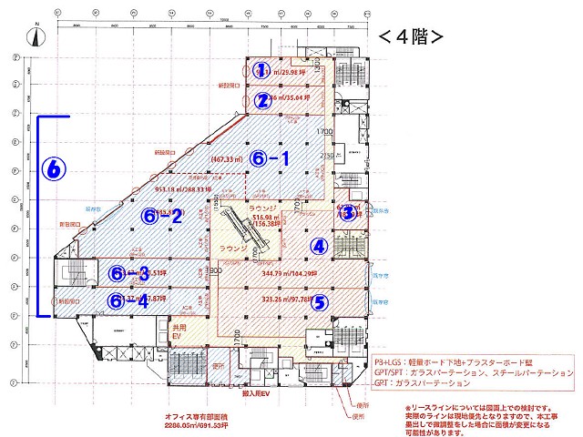 福岡県 4階 29.98坪の間取り図