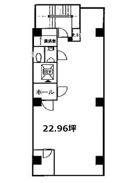 渋谷三丁目ＴＲ22.96T基準階間取り図.jpg