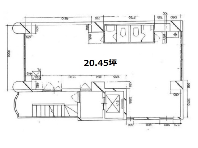 D5ビル(新宿)20.45T基準階間取り図.jpg