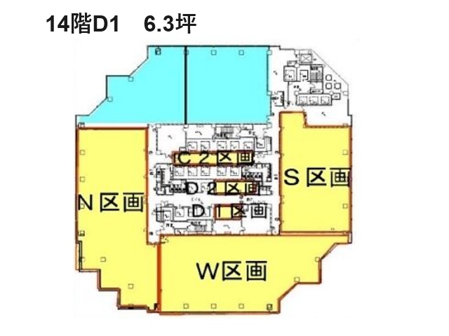 品川イーストワンタワー14F6.3T間取り図.jpg